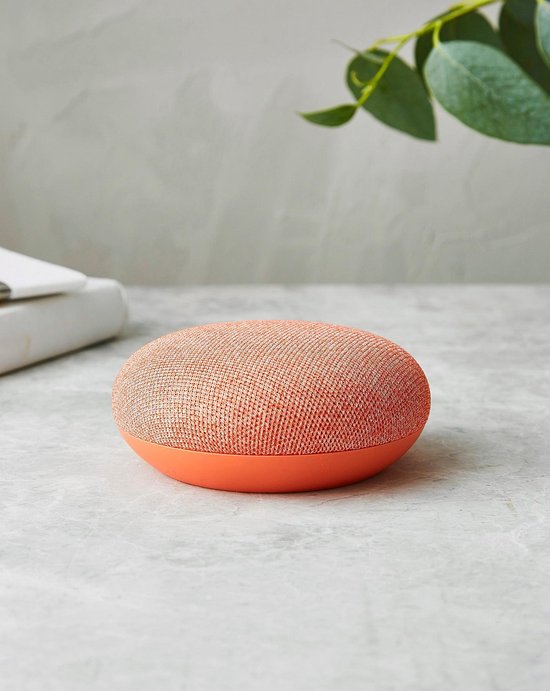 Google Home Mini - Smart Speaker / Koraal / Coral / Nederlandstalig - Google Nest