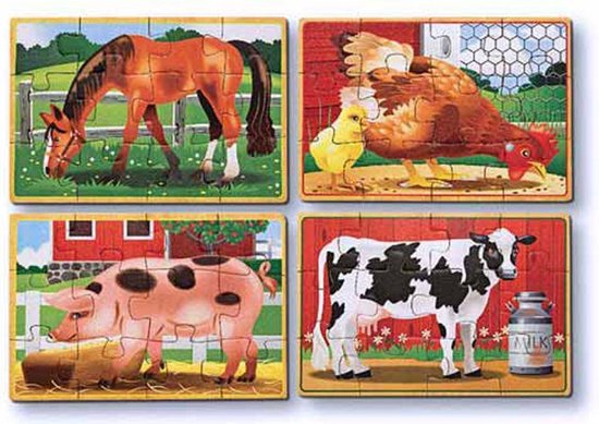 Thumbnail van een extra afbeelding van het spel Melissa & Doug Farm Animals 3