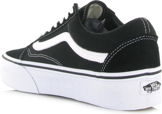 Vans Old Skool Sneakers - Unisex - Platform - Zwart/Wit - Maat 40 | bol.com