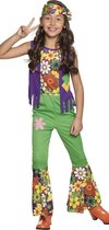 Boland - Kinderkostuum Woodstock meisje - Multi - 7-9 jaar - Kinderen - Hippie