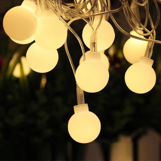 cafe Spanje Verbeelding Led lampjes - 3 meter - 20 lichtjes - Kleine bolletjes - Werkt op batterij  -... | bol.com