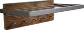 Wimpy Designs | Kapstok in gerecycled steigerhout met RVS hoedenrek