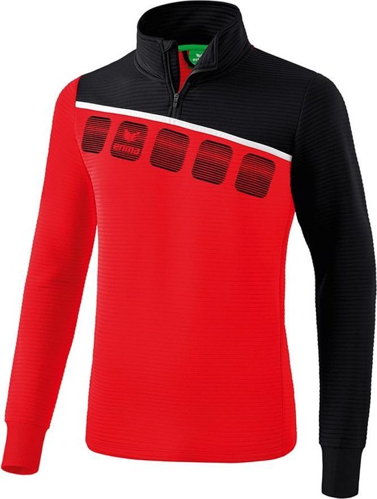 | Erima 5 C Trainingstop Sweaters rood S Erima Trainingtop 5 C