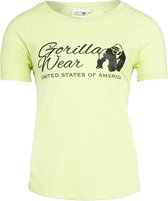 T-shirt Gorilla Wear Lodi - Jaune Clair - S
