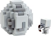 Mattel Verassingsei Minecraft Skelet 6 Cm Grijs 2-delig