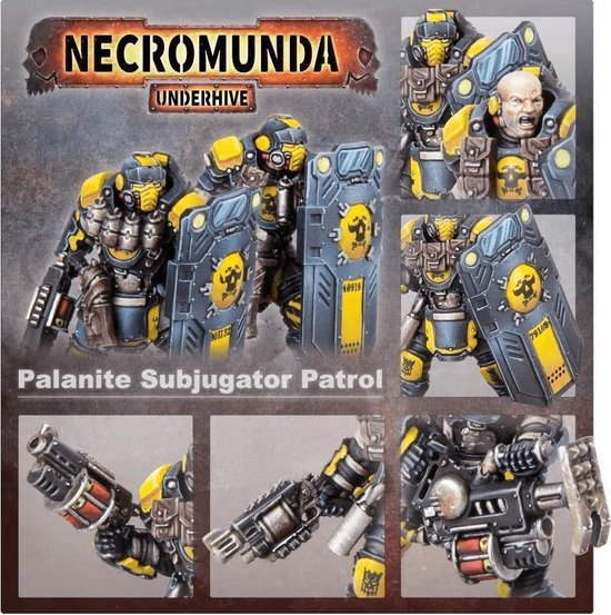 Thumbnail van een extra afbeelding van het spel Necromunda Palanite Subjugator Patrol