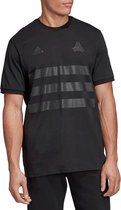 adidas Tan Heavy Tee DY5846, Mannen, Zwart, T-shirt maat: L EU