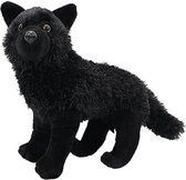 Wolf zwart staand 30 cm