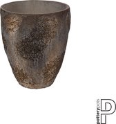 Pottery Pots Plantenbak Bruin-Grijs D 42.5 cm H 48 cm
