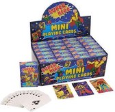 24 Stuks - Mini Speelkaarten - Model: Super Hero - In Display - Uitdeelcadeautjes - Uitdeel Traktatie voor kinderen - Jongens