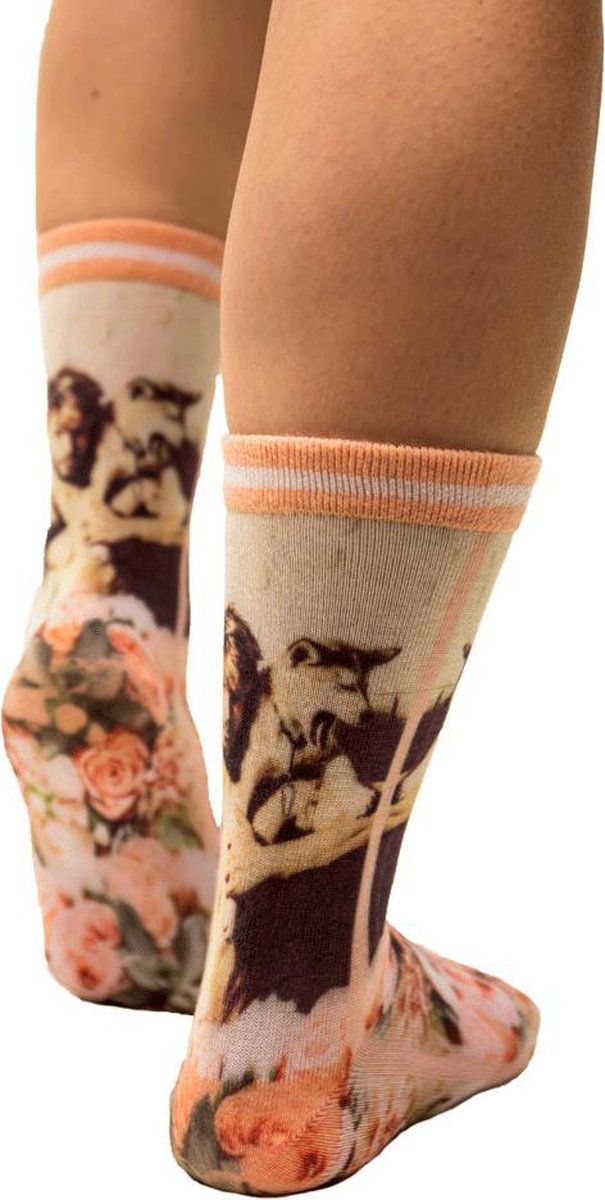 Sock My Dog lover - Damessokken - Katoen - geprinte sok 39/42