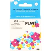 FLWR - Cartouche d'encre / 363 / Noir - Convient pour HP