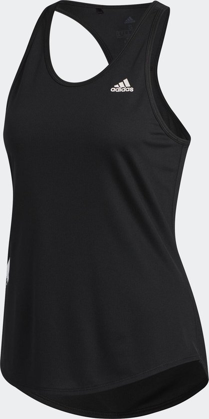 bol.com | adidas Run It Tank 3S Sporttop Dames - Black - Maat M