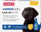 Beaphar Vermicon Line-On Vlooien-Teken Druppels - Puppy - 3x1,5 ML