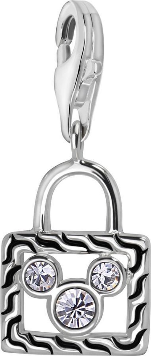 Quiges 925 Silber Charm Anhänger - Karabiner Verschluss Für Armbänder & Halsketten