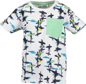 Blue Seven Jongens T-shirt - Wit - Maat 104