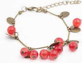 bracelet Baies rouges - avec boîte à bijoux