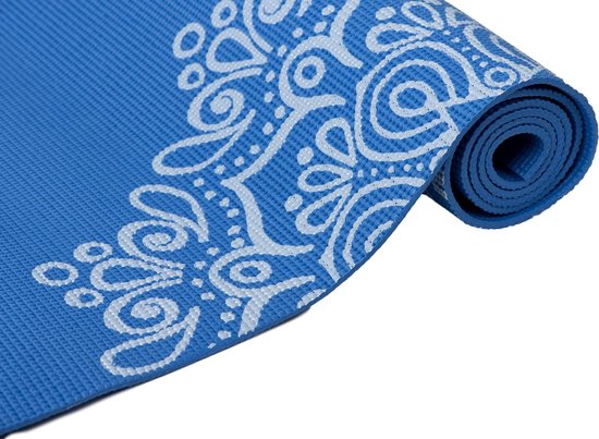 Specifit Yogamat Marrakech Blauw - Fitnessmat 170 x 60 cm met Opdruk van Specifit — afbeelding 2