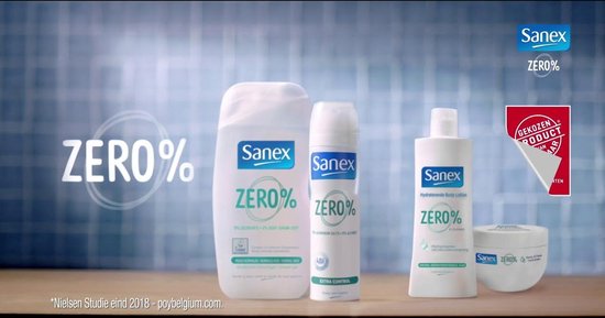 Sanex Zero% Normale huid douchegel - voordeelverpakking - 6 x 250 ml