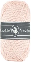 Durable Cosy fine - acryl en katoen garen - pale pink, zacht roze beige 2192 - 5 bollen