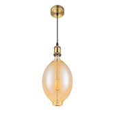 Home sweet home LED lamp Big Oval E27 4W dimbaar - amber