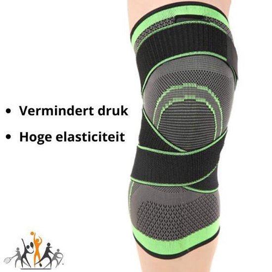 3D professionele kniebrace - Kniebrace sport - Knieband - Compressieband - Kniebrace volwassenen - maat XL