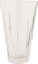 Clayre & Eef - Vaas - Bloemenvaas van helder glas afmeting 14 x 11 x 22 cm.