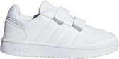 adidas - Hoops 2.0 CMF C - Kinderschoen - 33,5 - Wit