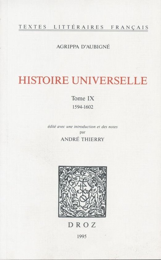 Textes littéraires français - Histoire universelle - cover