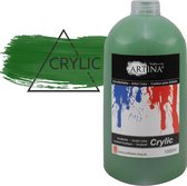 Artina Acrylverf sapgroen 1000 ml – acryl verf tubes 1L plakkaatverf