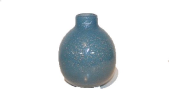 Henry Dean - Vaas - Decoratie vaas - Glas - Mond geblazen glas – Rond –  Blauw - Goud... | bol.com