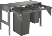 GROHE Inbouw prullenbak - 2 afvalbakken (1x29L en 1x11L) - 40982000