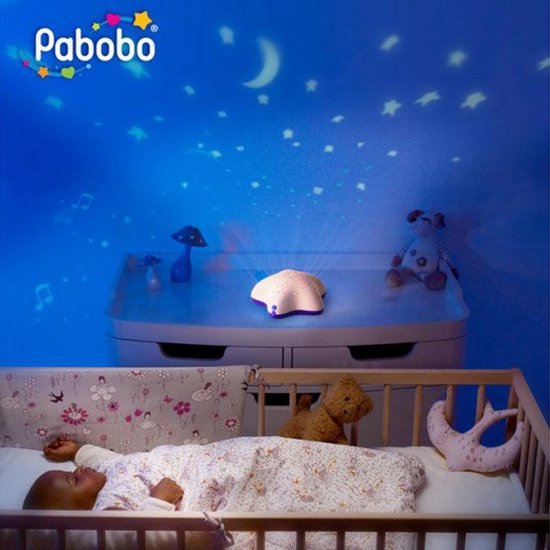 Pabobo Rose Projecteur Etoile Lolabella Pink Projecteur Bebe Projecteur Bol Com