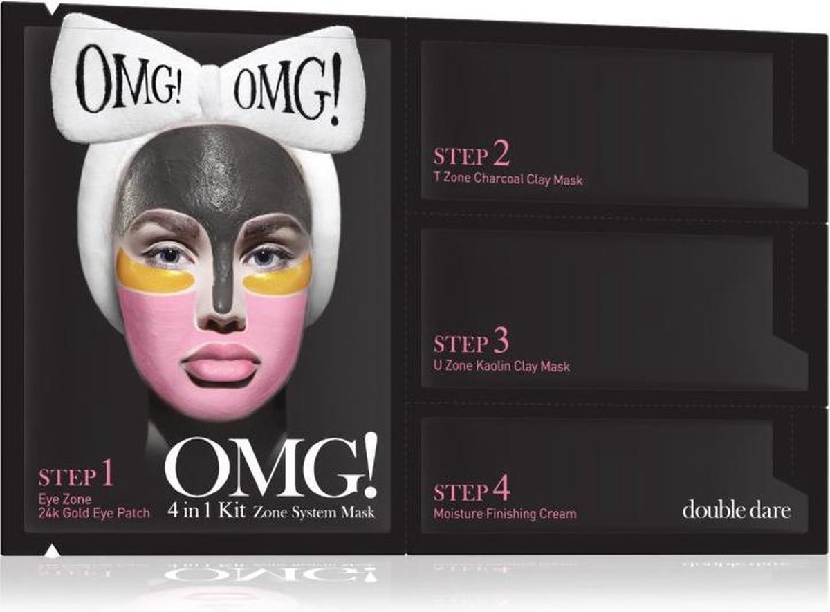 Goedkoopste Double Dare Masker OMG! Spa 4in1 Kit Zone System Mask
