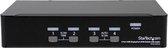 StarTech 4-poort USB DisplayPort KVM-switch met Audio