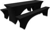 Hoes Zwart voor Biertafel en banken 180 x 70
