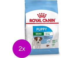 2x Royal Canin Puppy Hondenvoer Mini 4 kg
