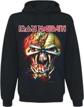 Iron Maiden Hoodie/trui -M- Final Frontier Big Head Zwart