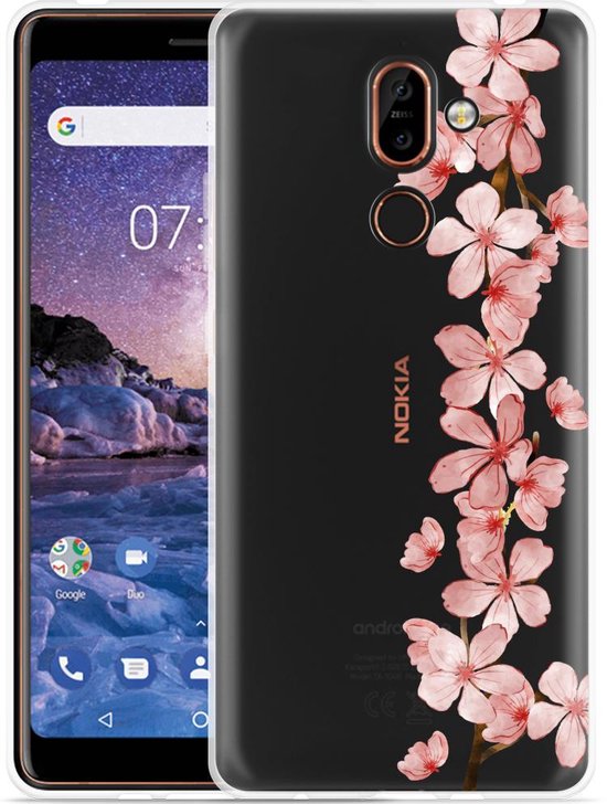 Goedaardig Peer Verstrooien Nokia 7 Plus Hoesje Flower Branch | bol.com