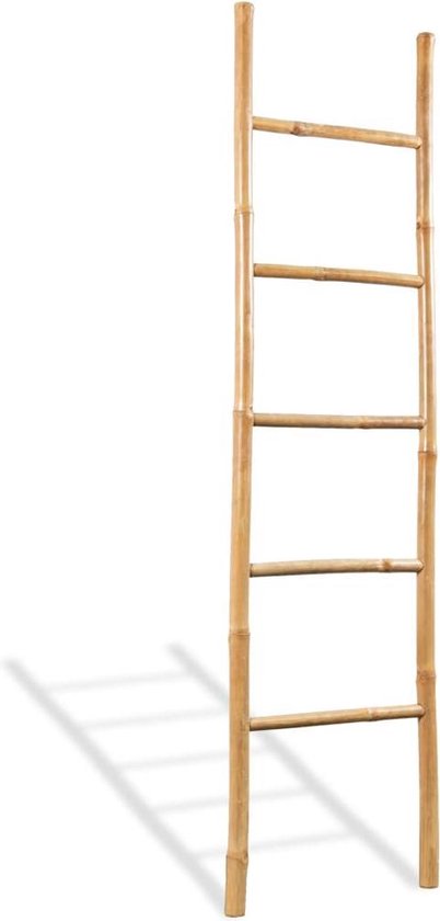 vidaXL Handdoekladder met 5 sporten