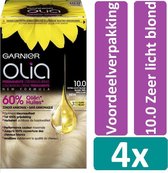 Garnier Olia 10.0 Zeer Licht Blond Haarverf 4 stuks Voordeelverpakking