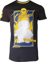 PokÃ©mon Heren Tshirt -2XL- City Psyduck Zwart