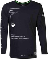 Xbox Longsleeve shirt -M- Ready To Play Zwart