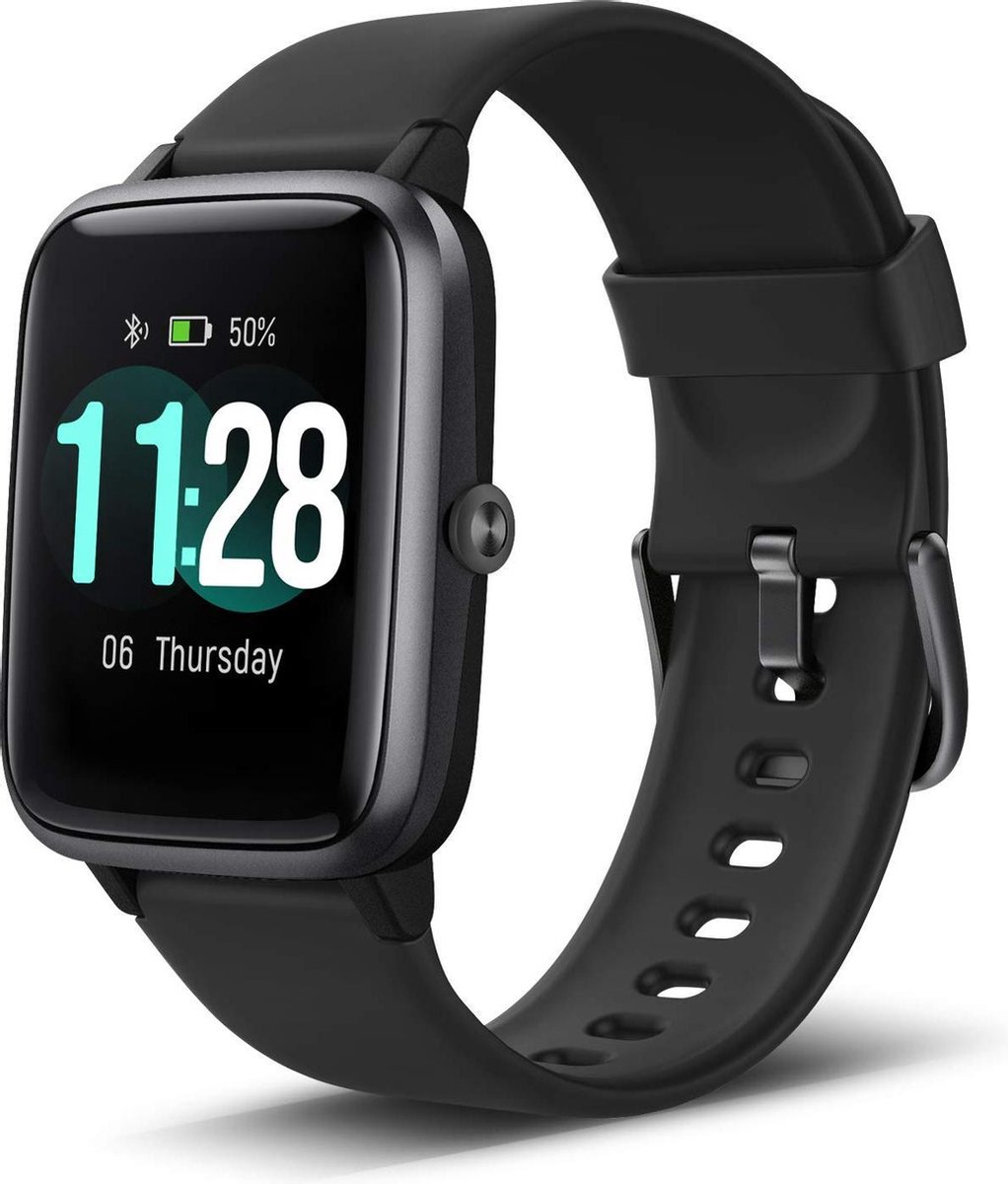 SmartWatch-Trends S205L - Smartwatch - Dames en Heren - Zwart - Smartwatch-Trends