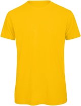 Senvi 5 pack T-Shirt -100% biologisch katoen - Kleur: Geel - L