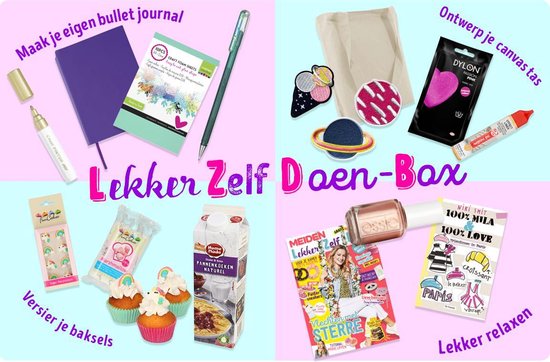 MEIDEN Lekker Zelf Doen Box (LZD Box) boordevol knutselspulletjes! | bol.com