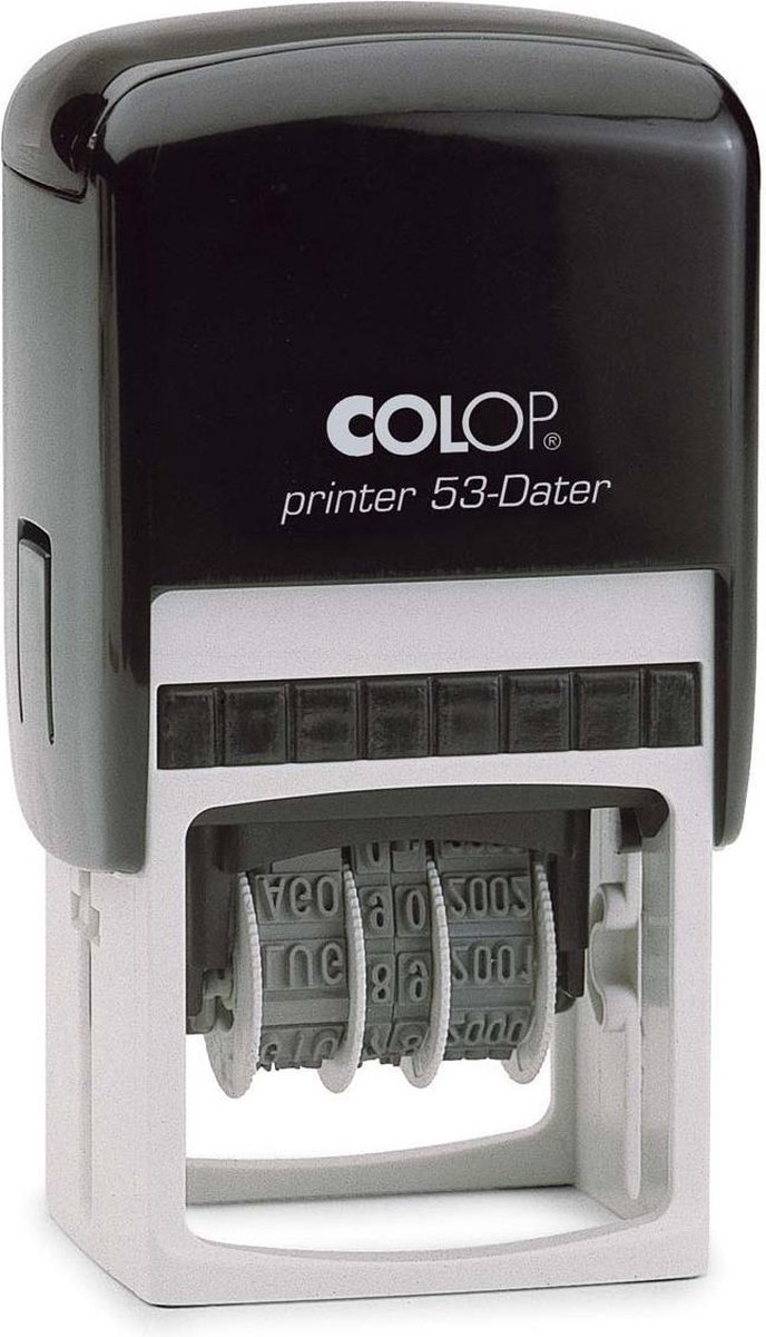 Colop Printer 53/D - Stempels - Datum stempel Nederlands - Stempel afbeelding en tekst