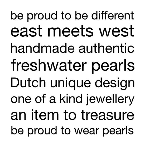 PROUD PEARLS® Klassieke parelarmband met grote barokparels (size: small) - Proud Pearls
