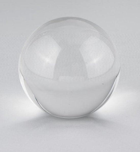 seksueel mouw kern Decoratie kristal - Feng shui glazen bol incl voetstuk - 10cm | bol.com