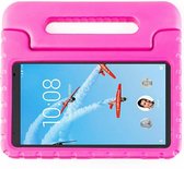 Lenovo Tab 4 8.0 Plus hoes - Schokbestendige case met handvat - Magenta